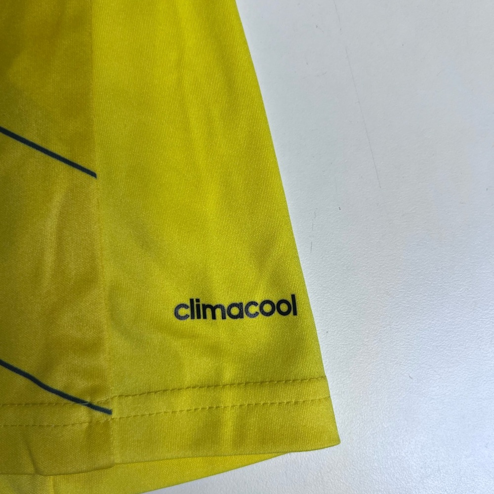 Adidas Yellow and Navy Soccer Jersey - Picture 2 of 10